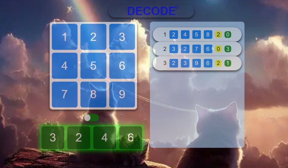 Decode Game Screenshot